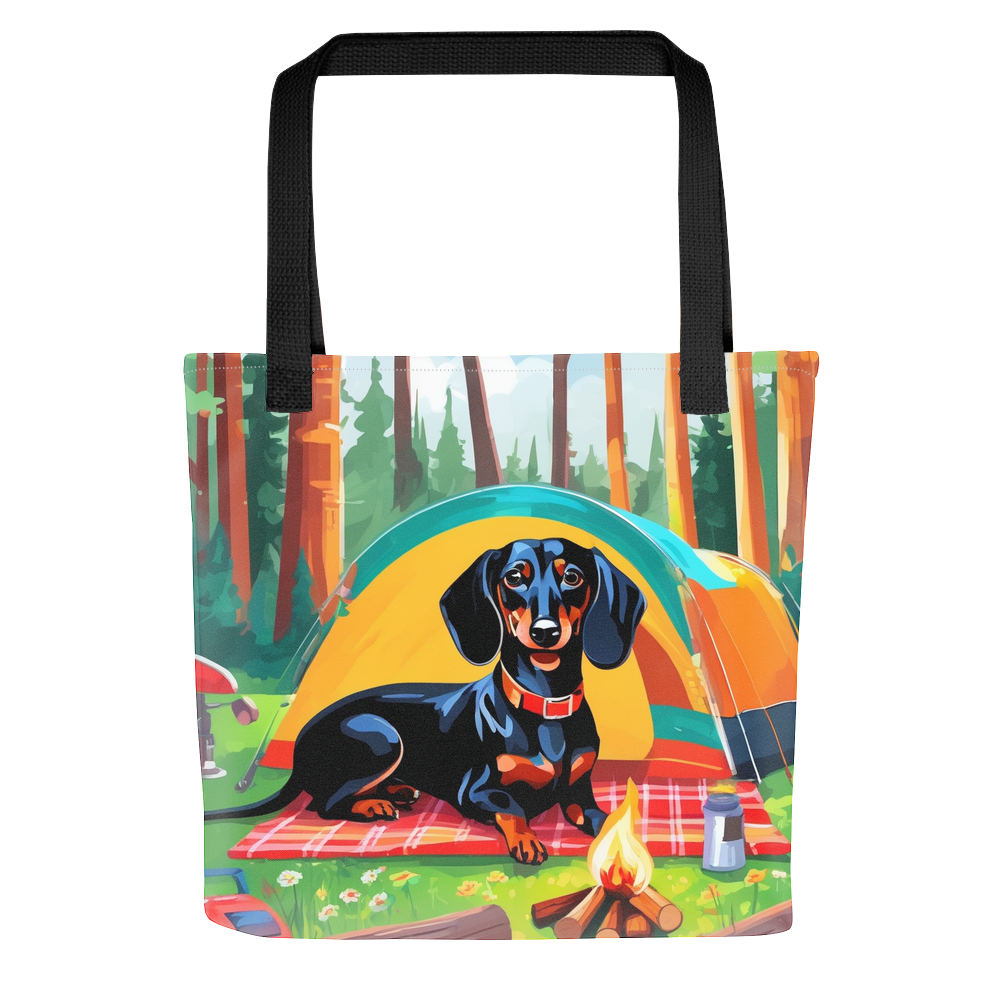 PugMug Custom Black Dachshund Tote