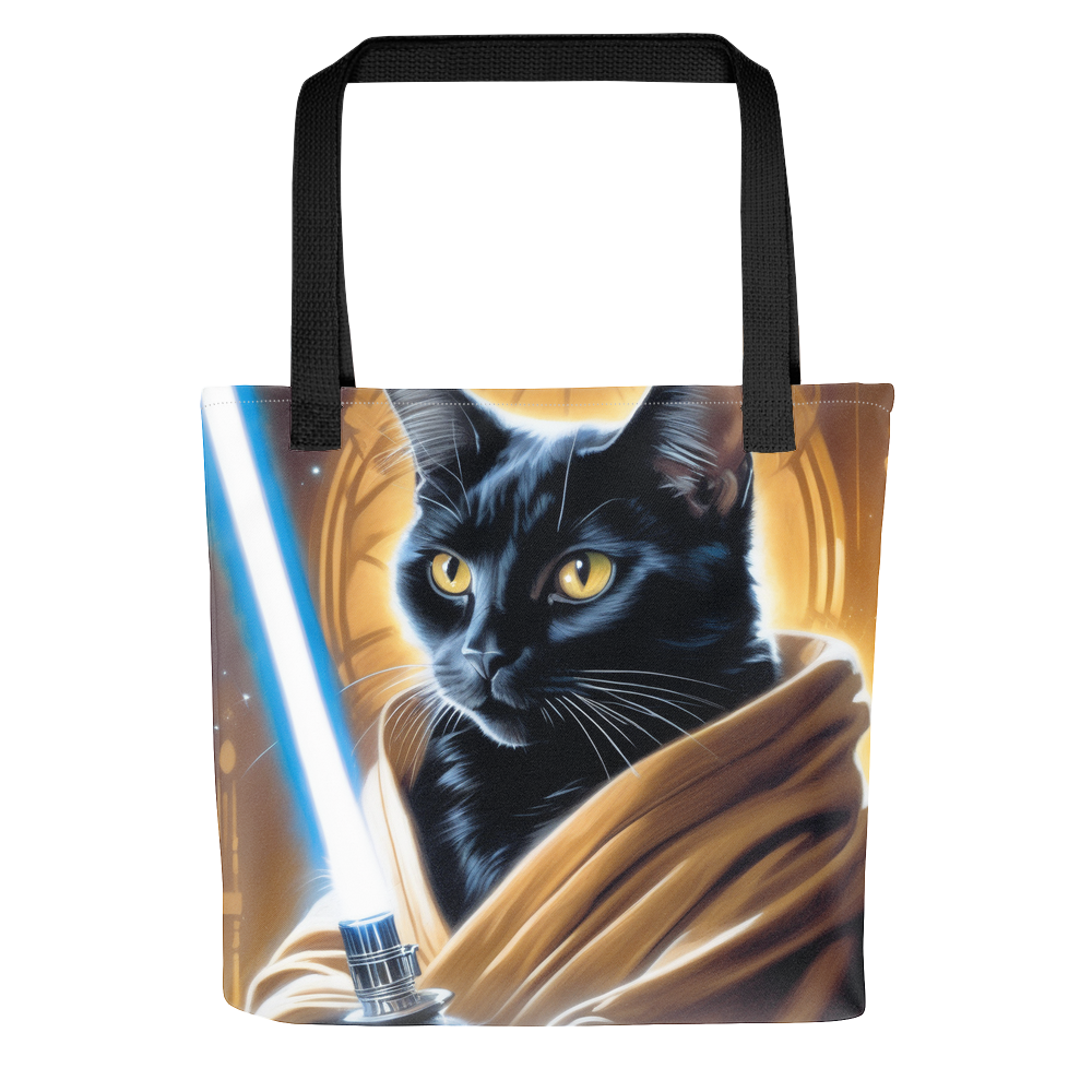 PugMug Custom Black Companion Cat Tote