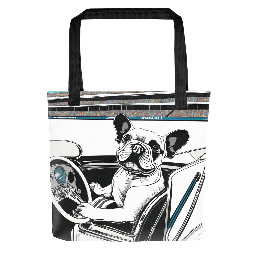 PugMug Custom White French Bulldog Tote