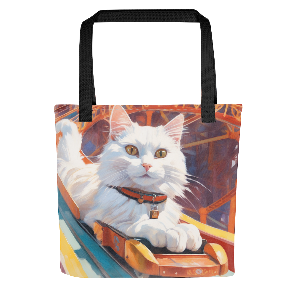 PugMug Custom White Companion Cat Tote