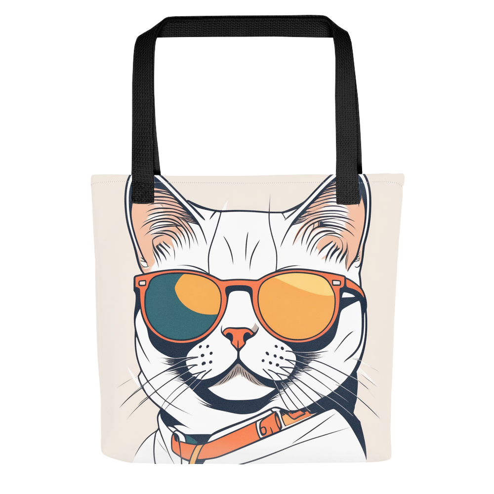 PugMug Custom White British Shorthair Cat Tote