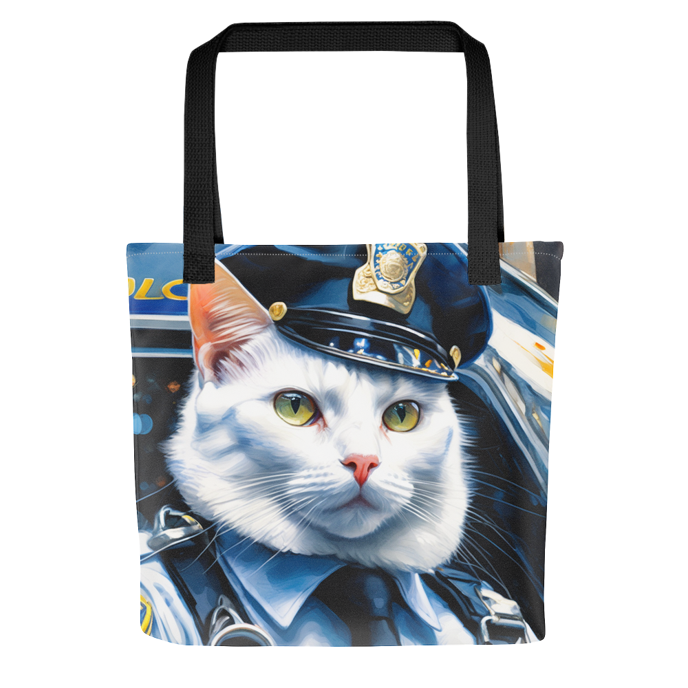 PugMug Custom White Companion Cat Tote