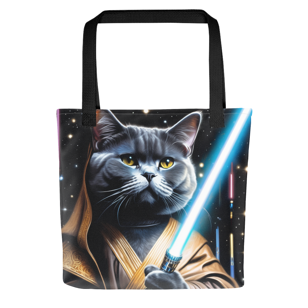 PugMug Custom Black British Shorthair Cat Tote
