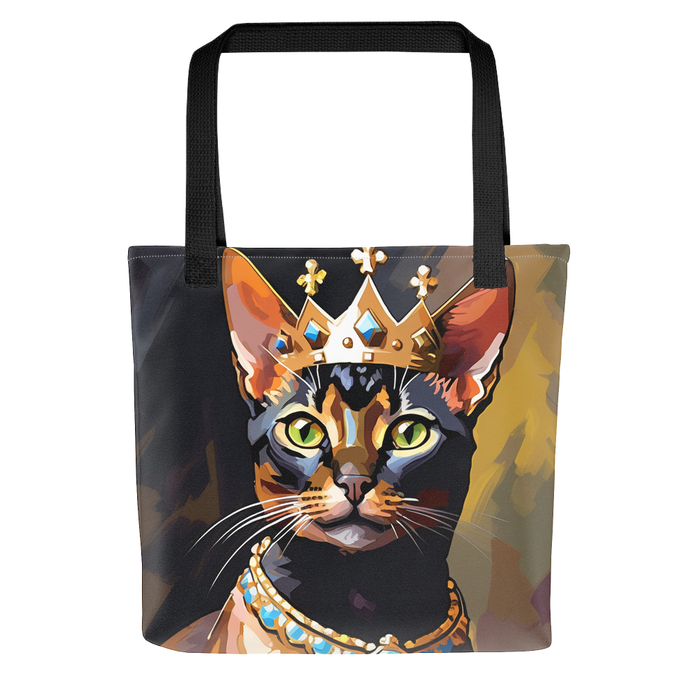 PugMug Custom Black Abyssinian Cat Tote