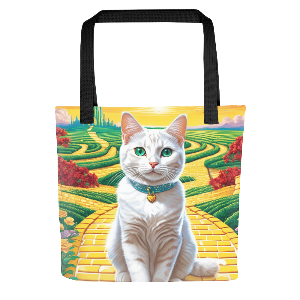 PugMug Custom White Companion Cat Tote