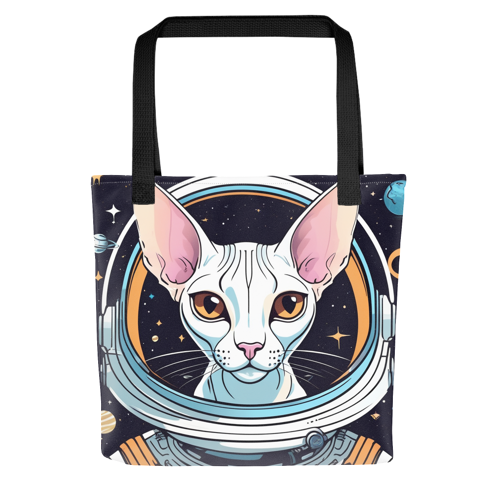 PugMug Custom White Sphynx Cat Tote