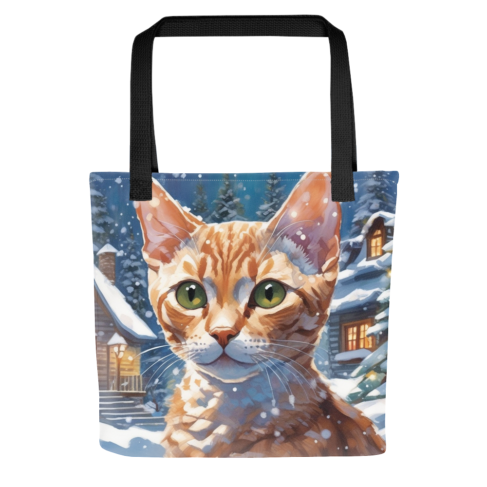PugMug Custom Tabby Devon Rex Cat Tote