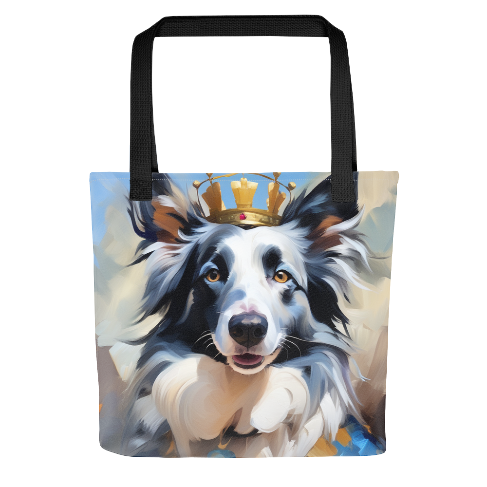 PugMug Custom Blue Merle Border Collie Tote