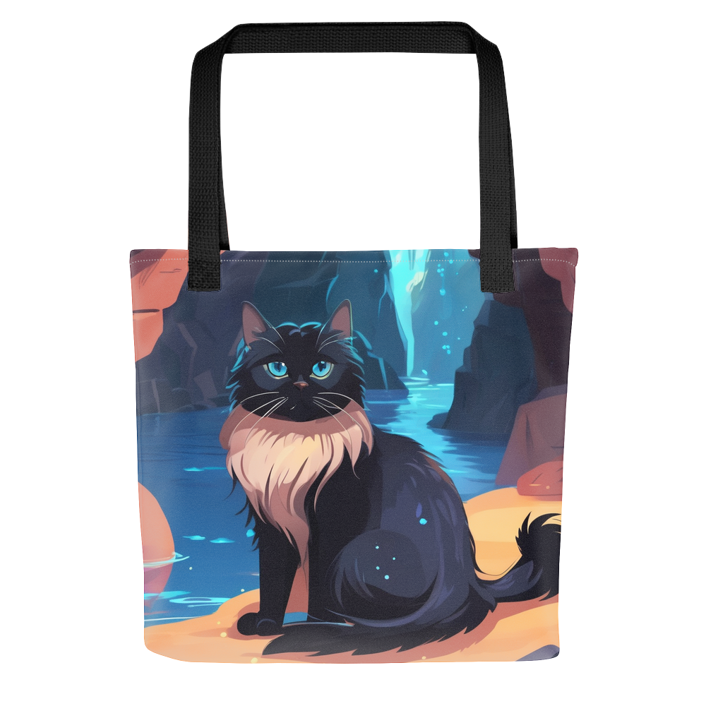 PugMug Custom Black Ragdoll Cat Tote