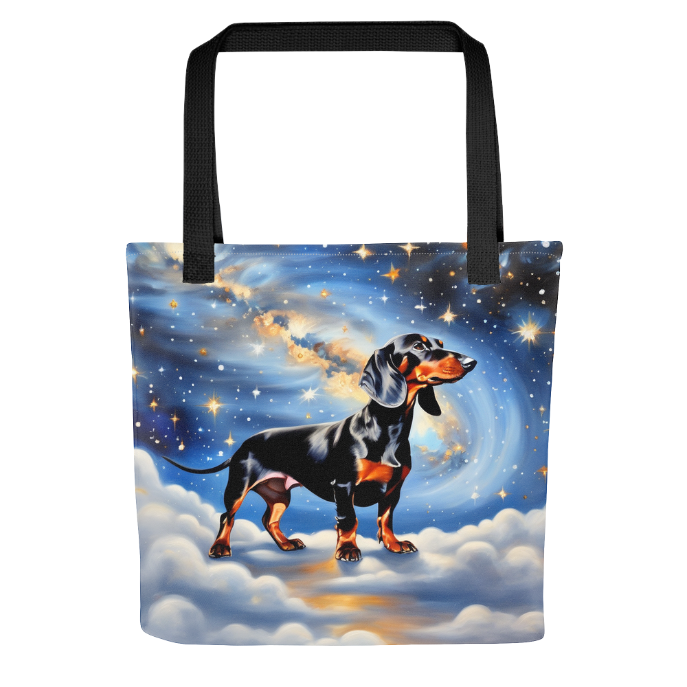 PugMug Custom Black Dachshund Tote