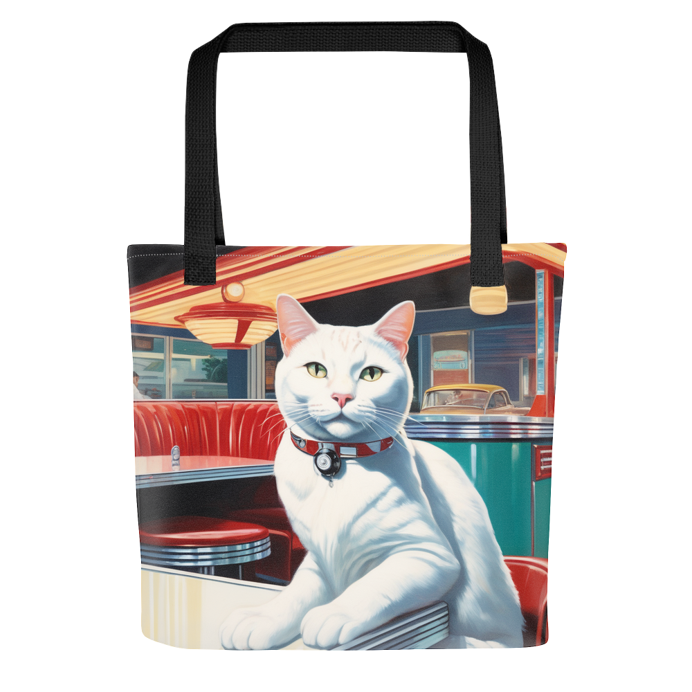 PugMug Custom White Companion Cat Tote