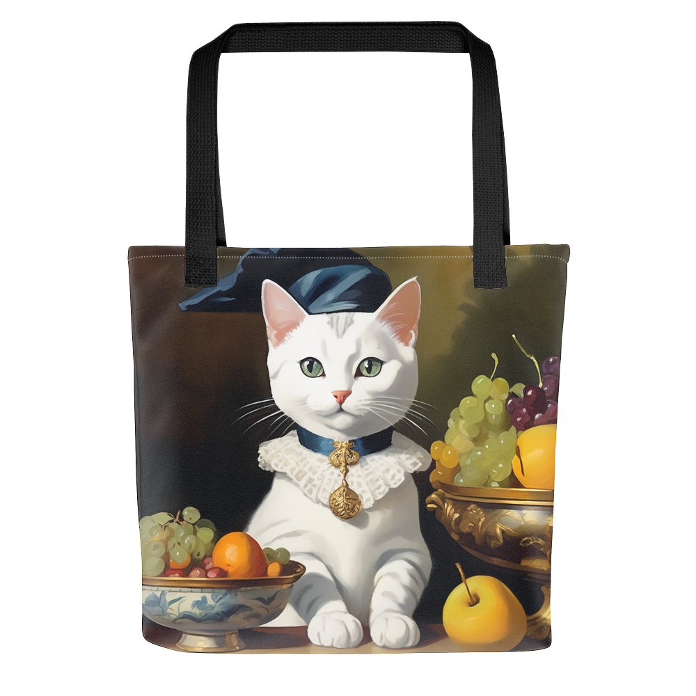 PugMug Custom White American Shorthair Cat Tote