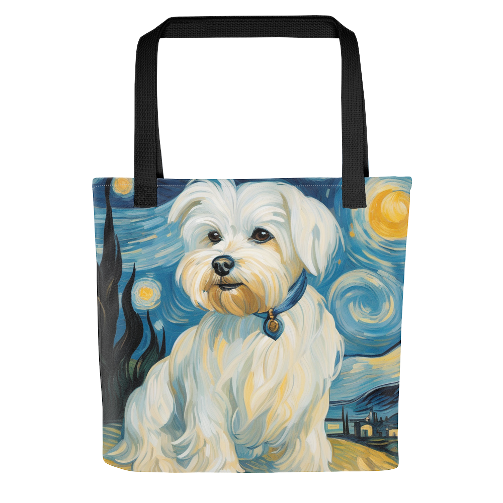 PugMug Custom Maltese Dog Tote