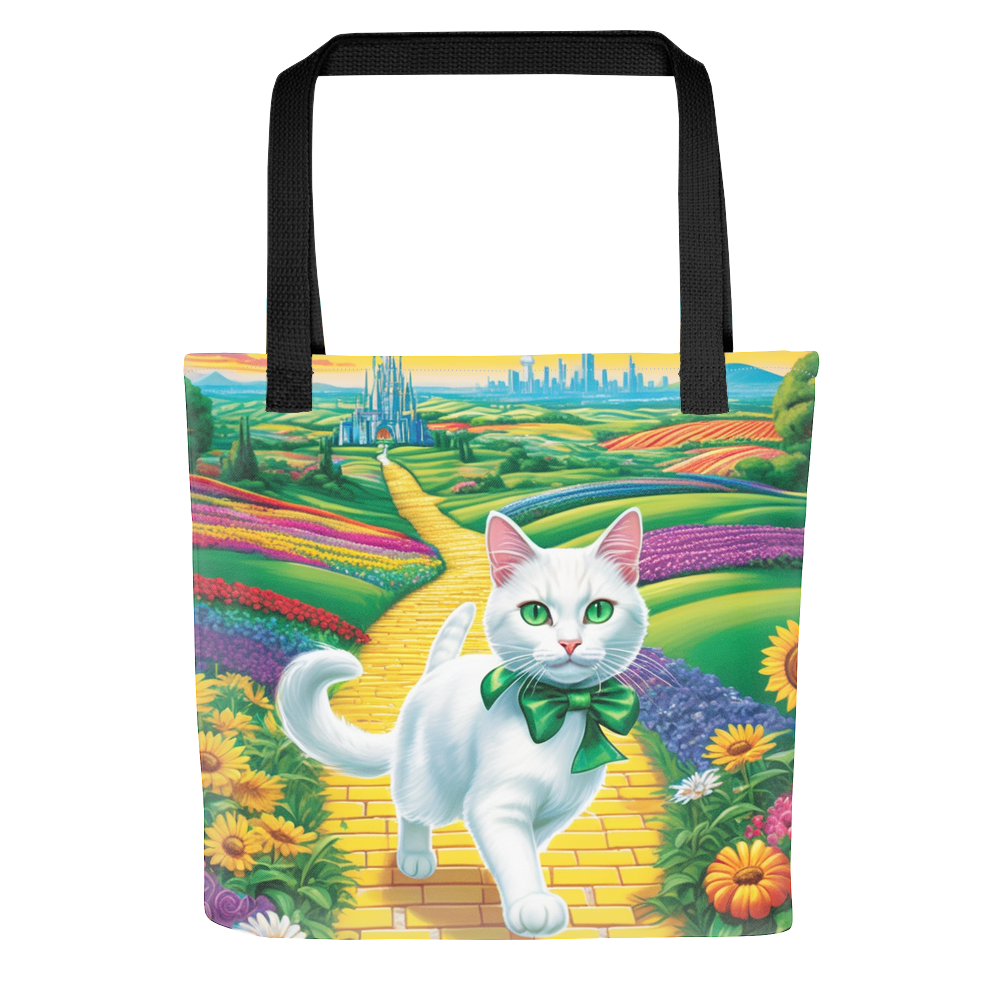PugMug Custom White Companion Cat Tote