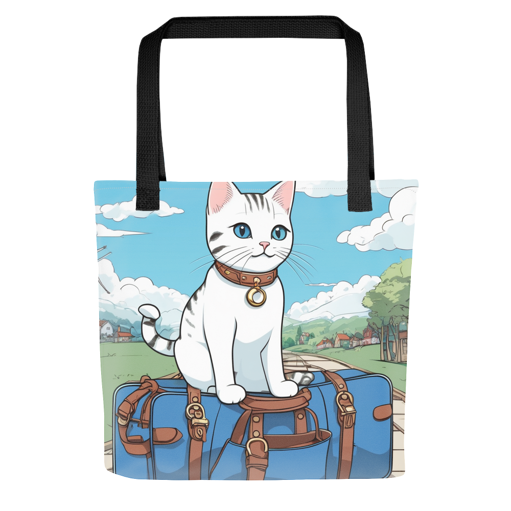PugMug Custom White American Shorthair Cat Tote