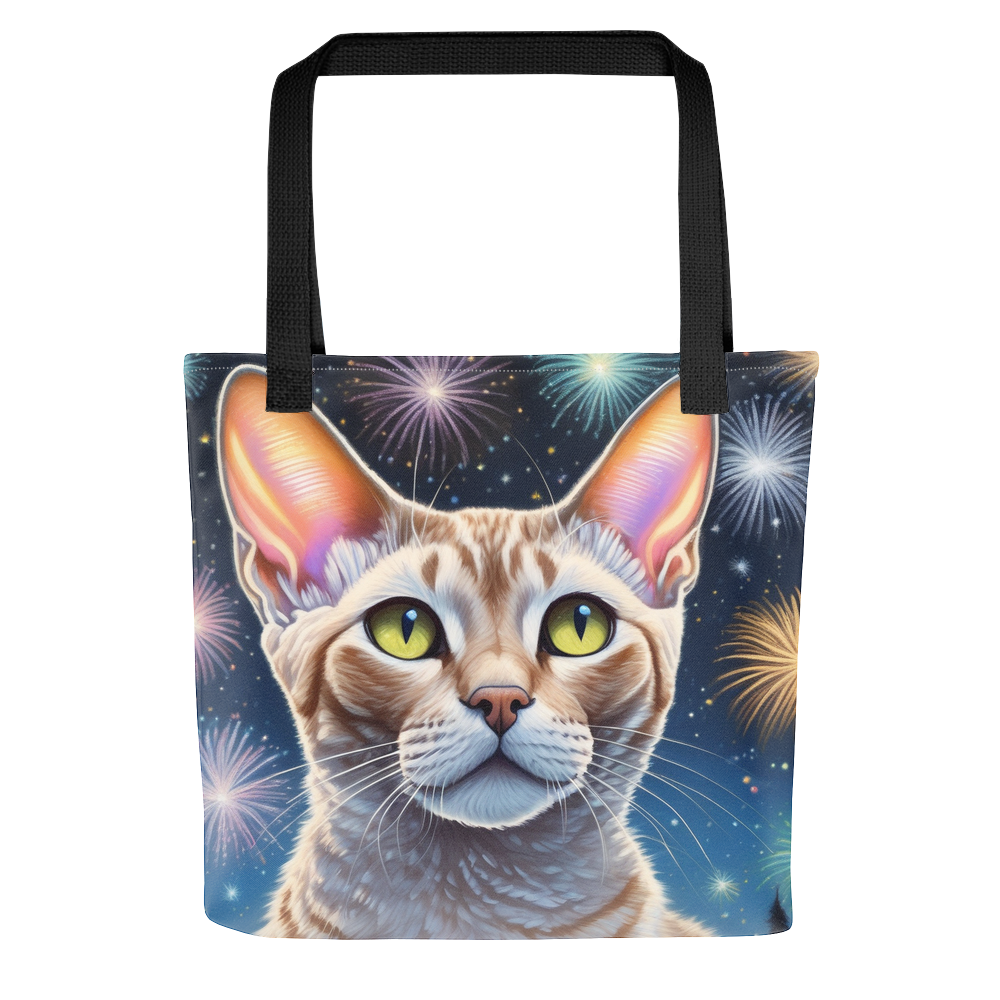 PugMug Custom Tabby Devon Rex Cat Tote