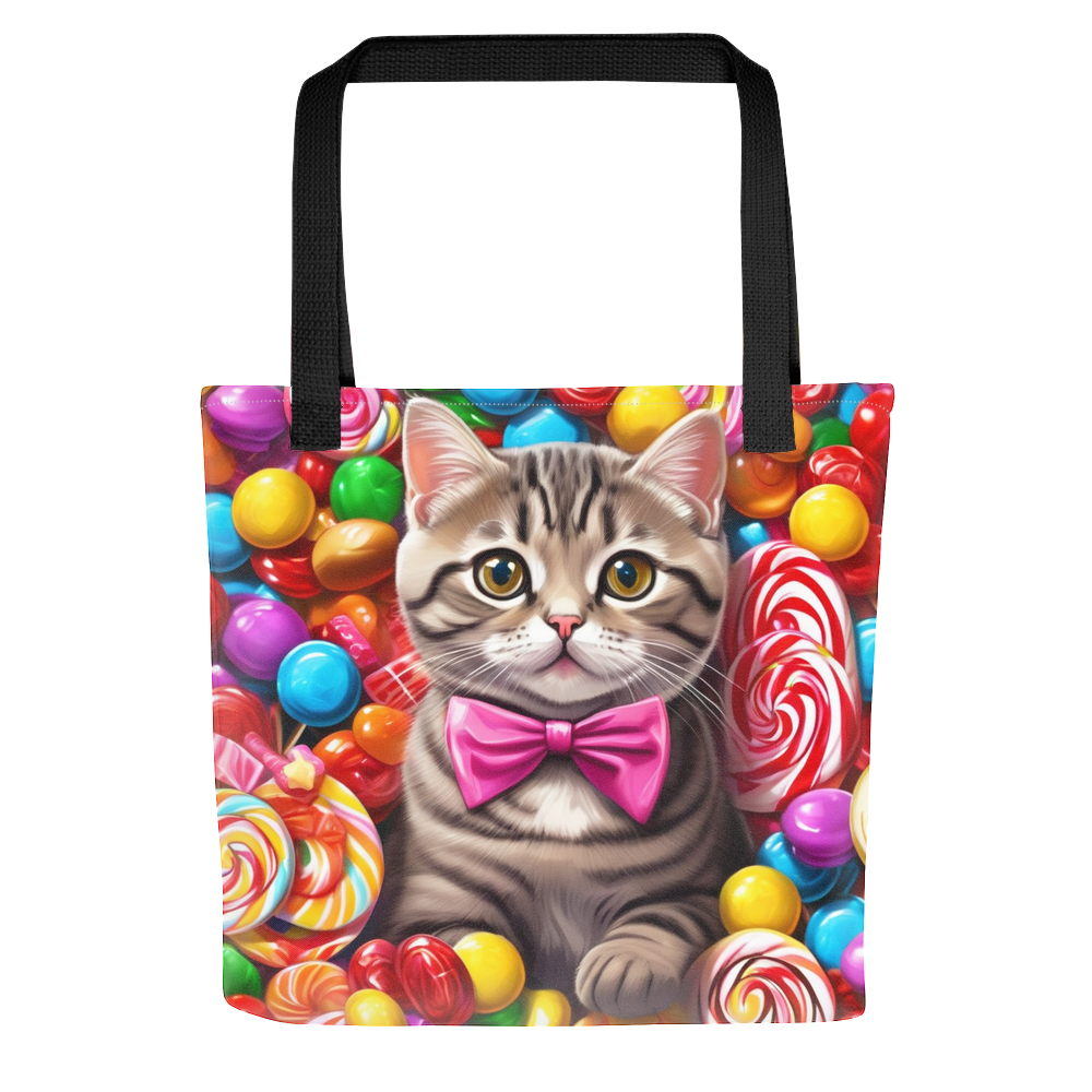 PugMug Custom Tabby Scottish Fold Cat Tote
