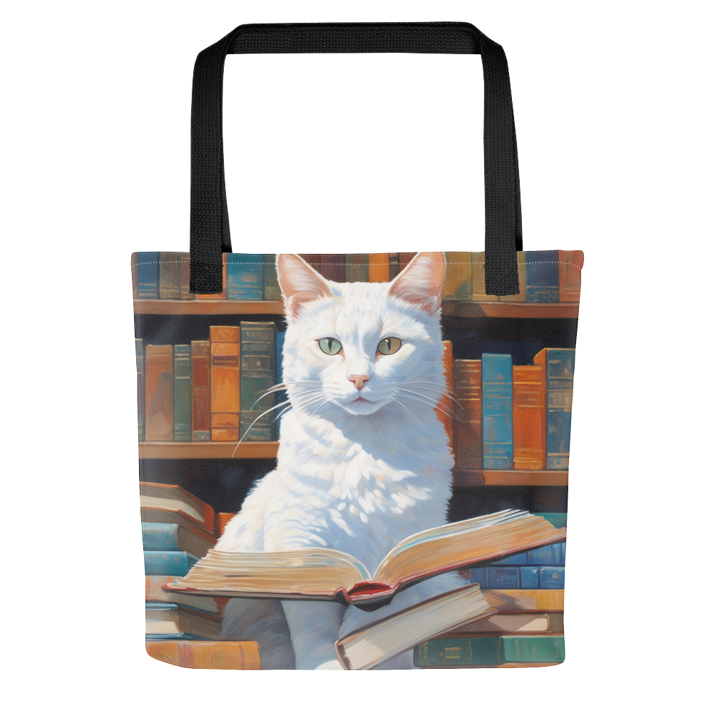 PugMug Custom White Companion Cat Tote