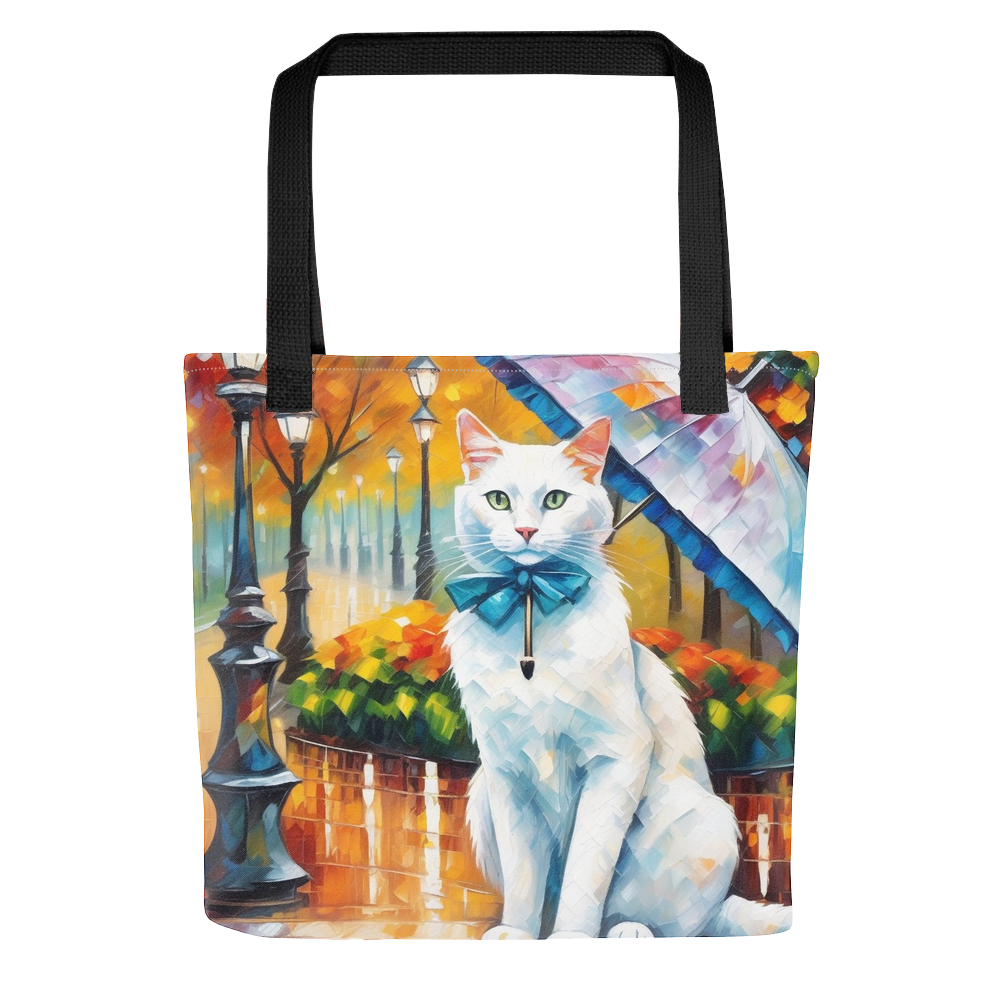 PugMug Custom White Companion Cat Tote