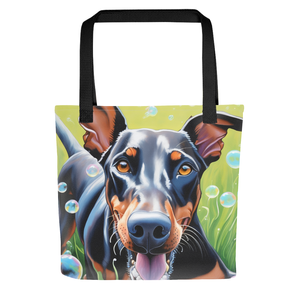 PugMug Custom Doberman Pinscher Tote