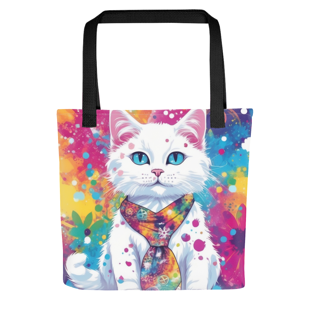 PugMug Custom White Companion Cat Tote