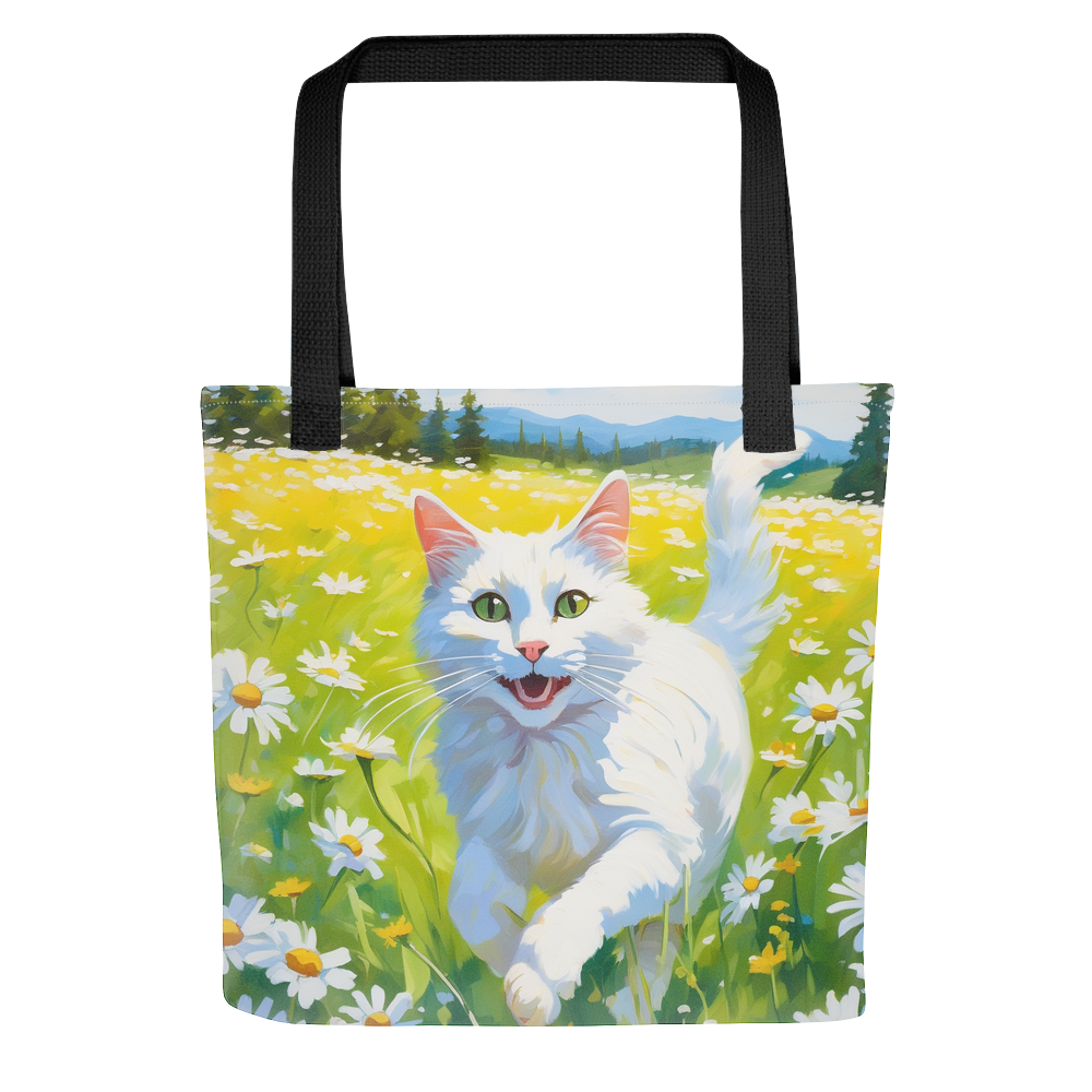 PugMug Custom White Companion Cat Tote
