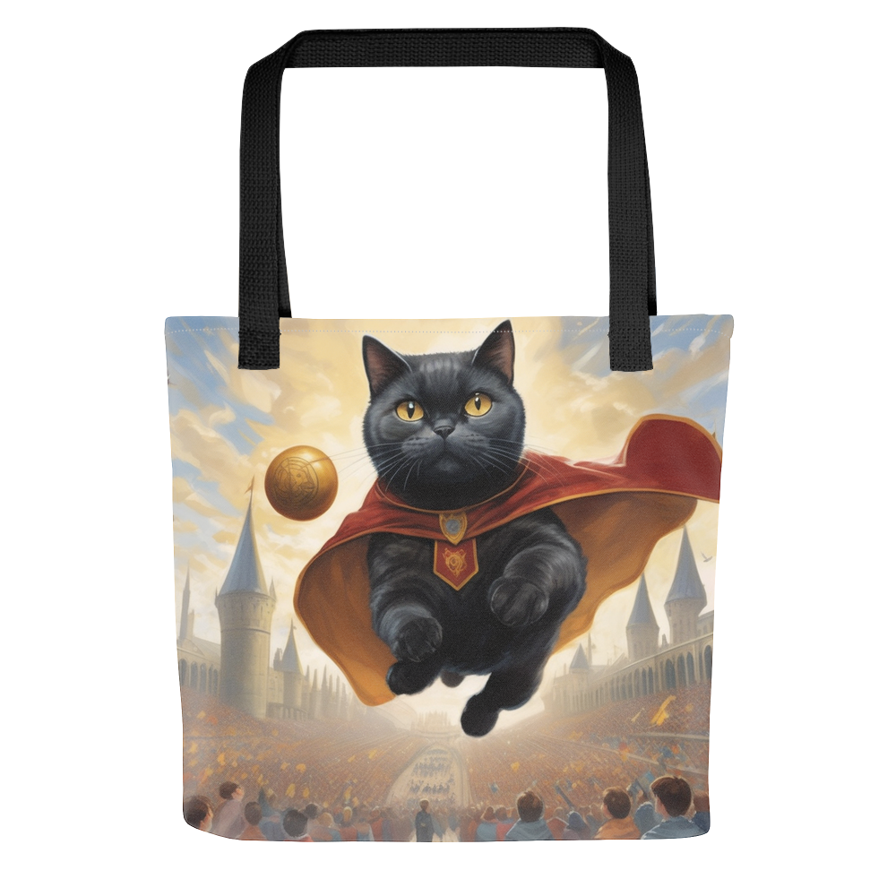 PugMug Custom Black British Shorthair Cat Tote