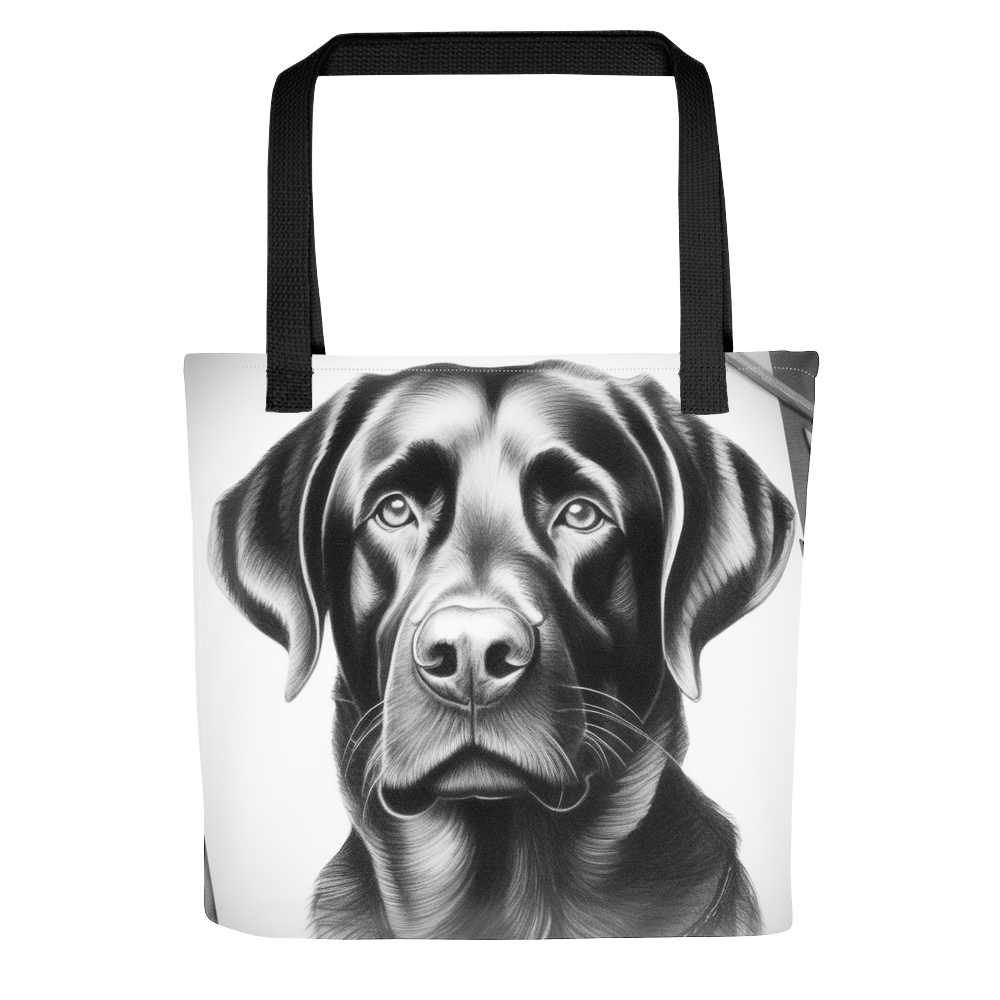 PugMug Custom Black Labrador Retriever Tote