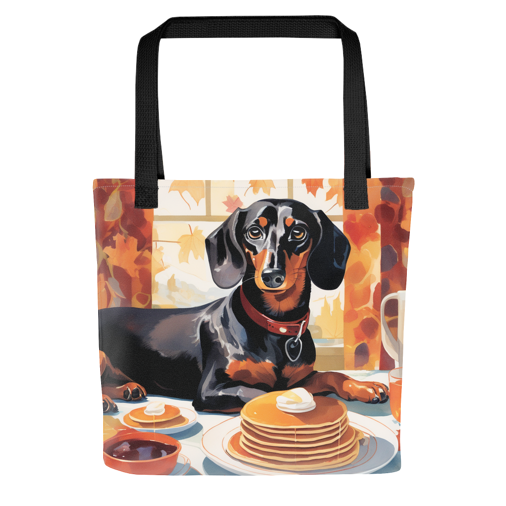 PugMug Custom Black Dachshund Tote