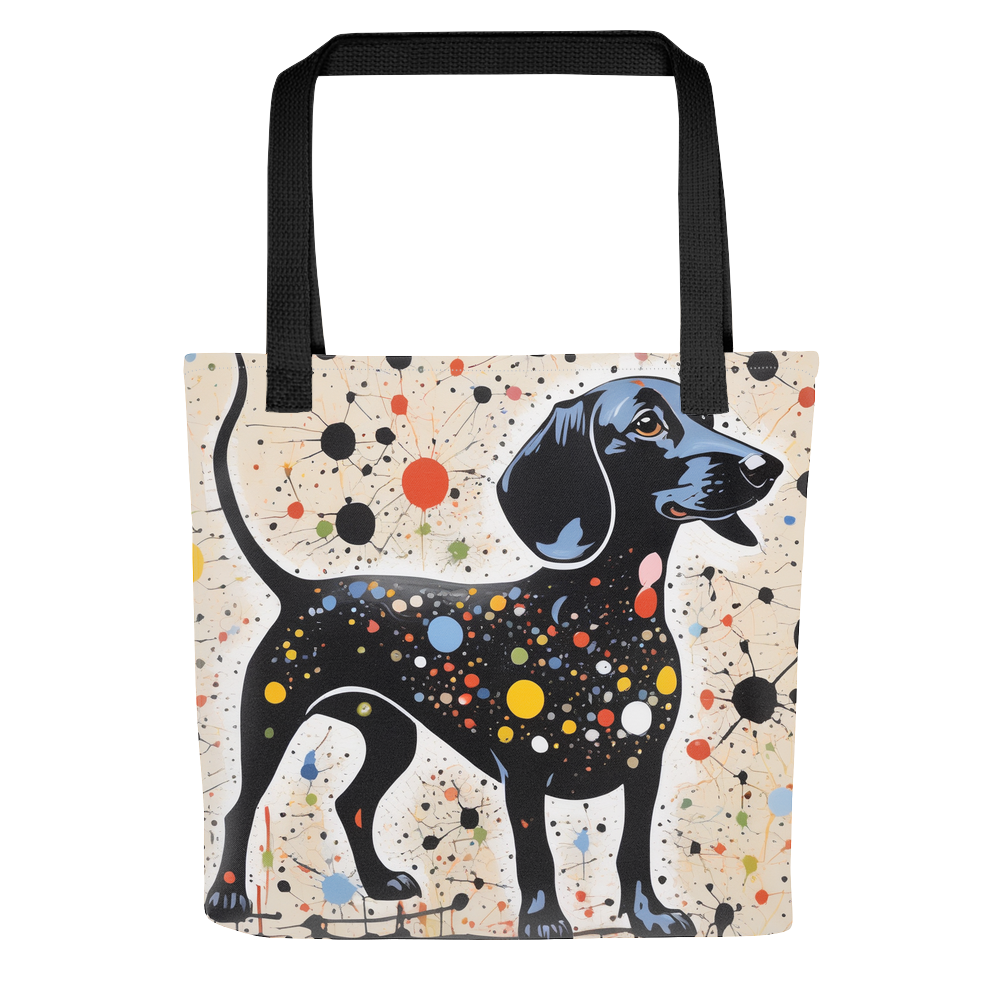 PugMug Custom Black Dachshund Tote
