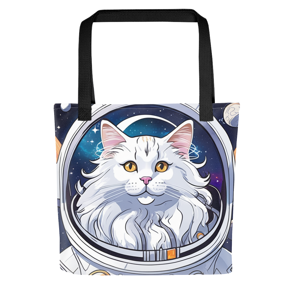 PugMug Custom White Maine Coon Cat Tote