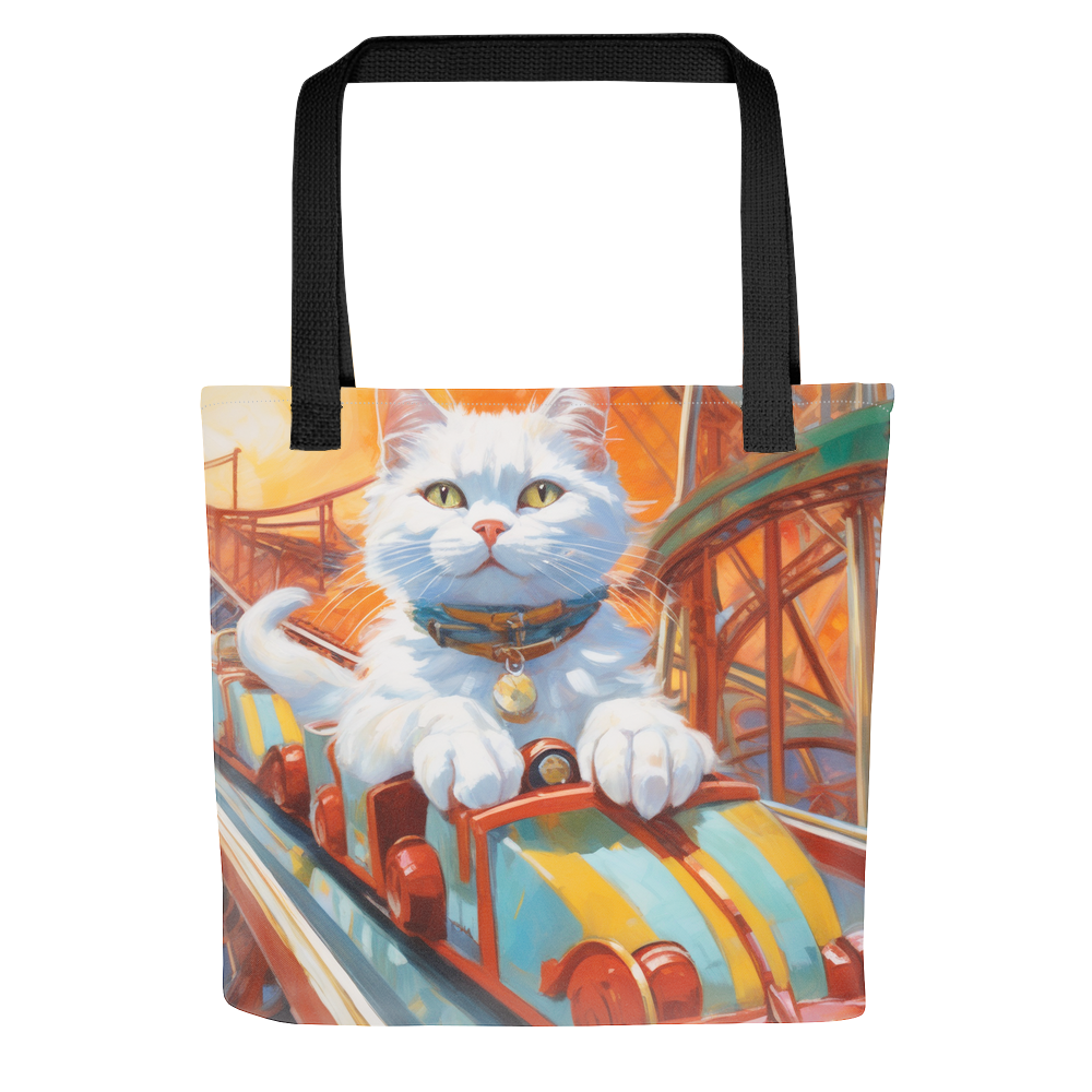 PugMug Custom White Companion Cat Tote