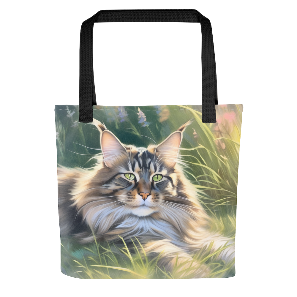 PugMug Custom Tabby Maine Coon Cat Tote