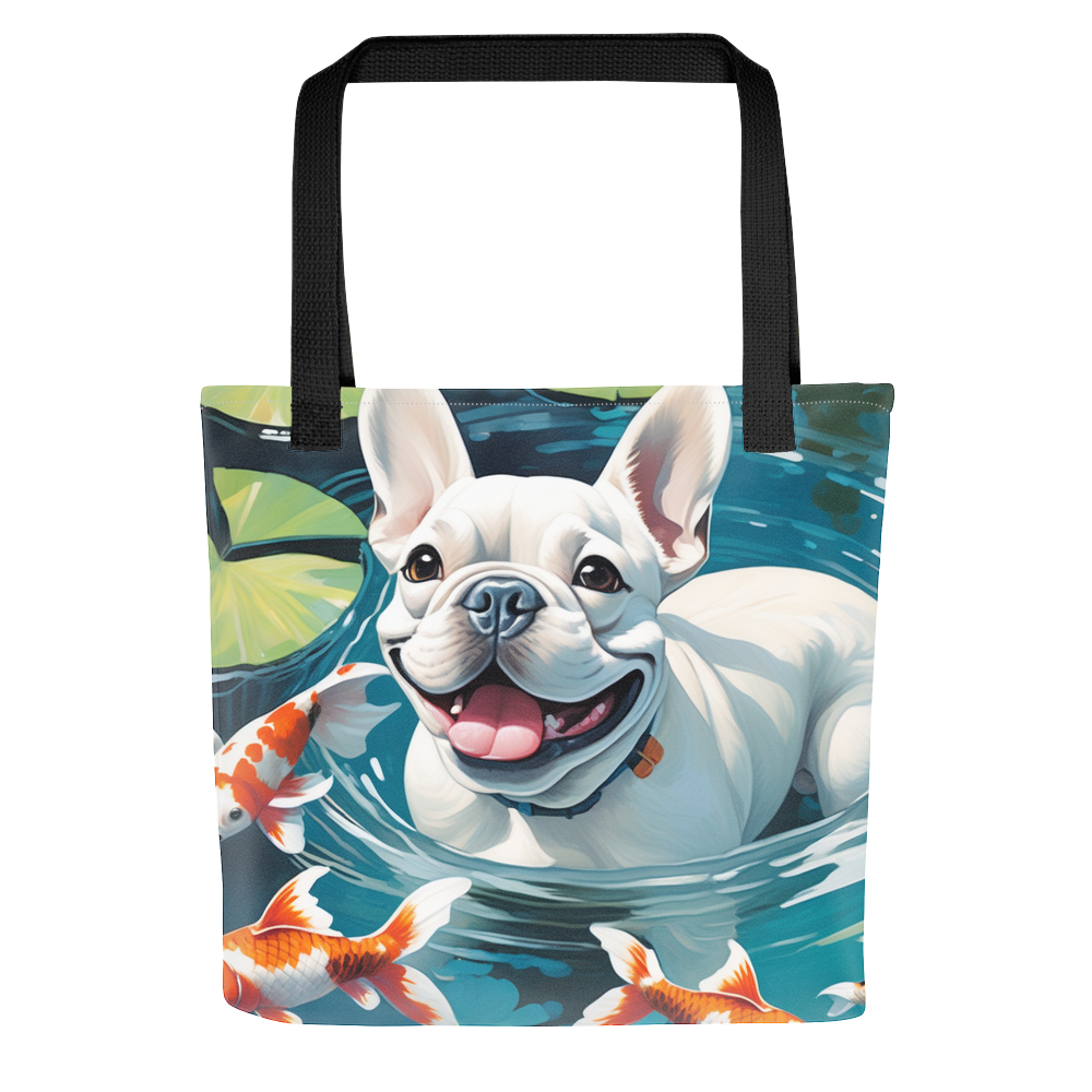PugMug Custom White French Bulldog Tote