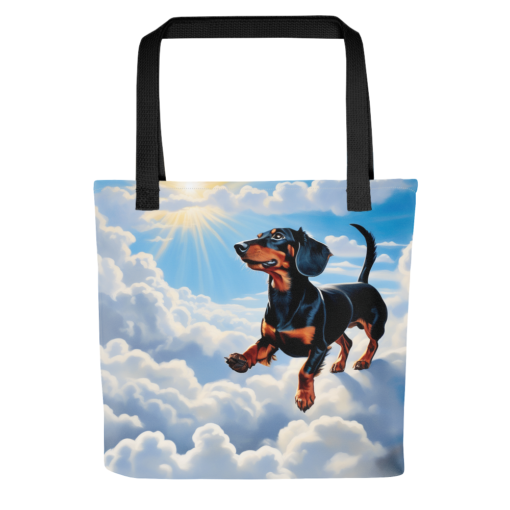PugMug Custom Black Dachshund Tote