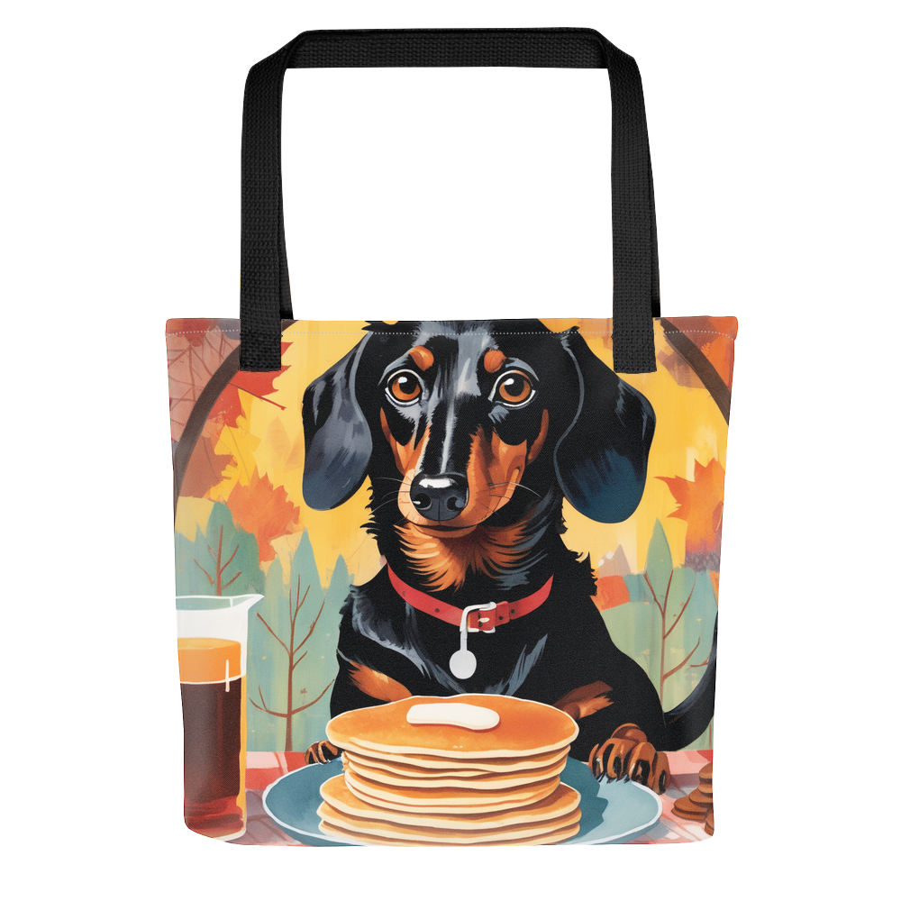 PugMug Custom Black Dachshund Tote