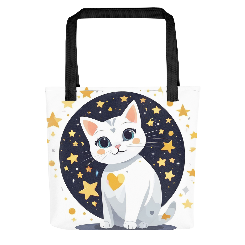 PugMug Custom White Companion Cat Tote