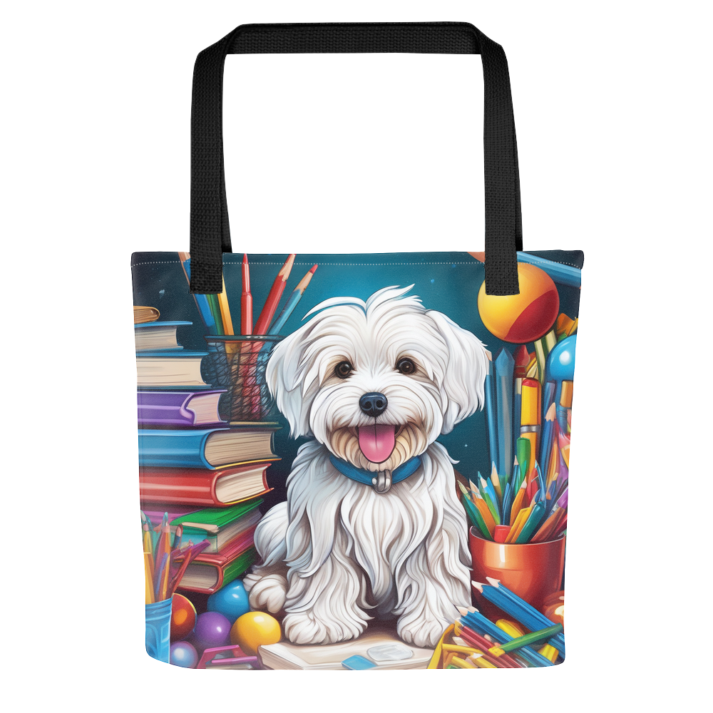 PugMug Custom White Havanese Dog Tote