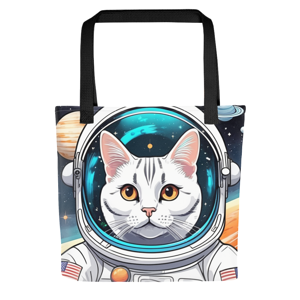 PugMug Custom White American Shorthair Cat Tote
