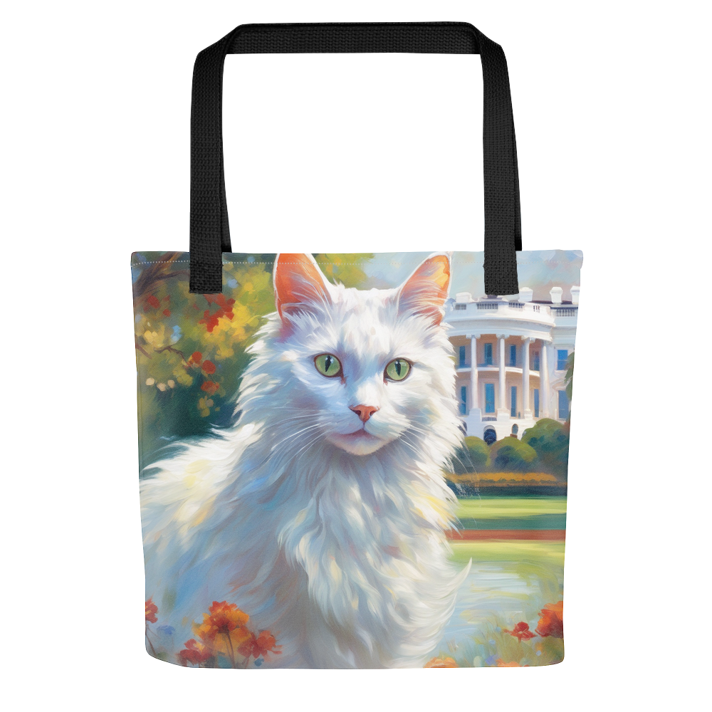 PugMug Custom White Companion Cat Tote