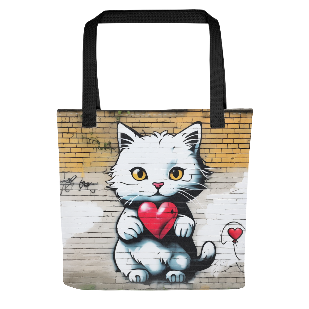 PugMug Custom White Companion Cat Tote