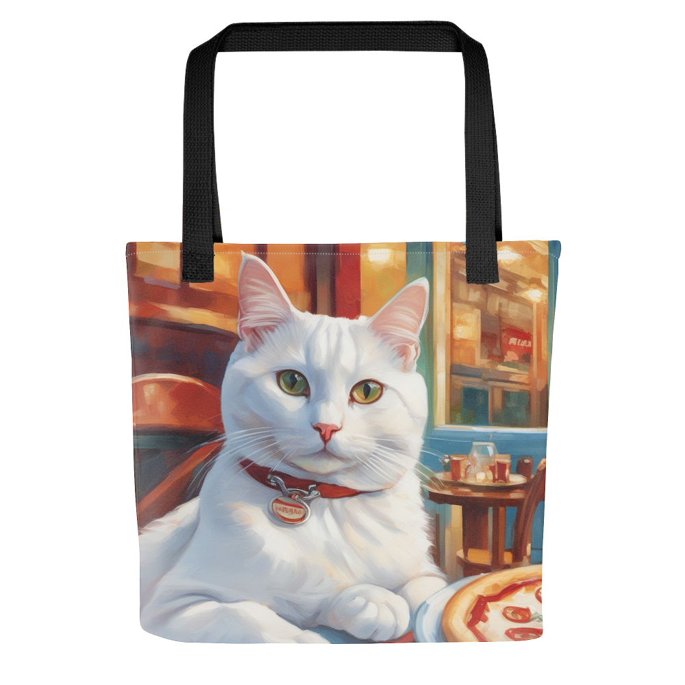PugMug Custom White Companion Cat Tote