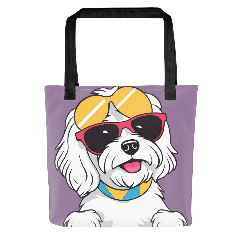PugMug Custom White Havanese Dog Tote