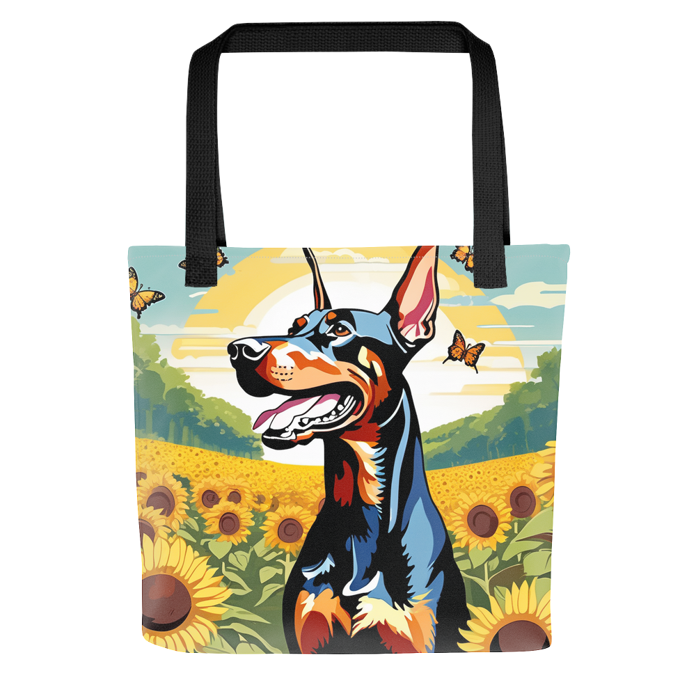 PugMug Custom Doberman Pinscher Tote