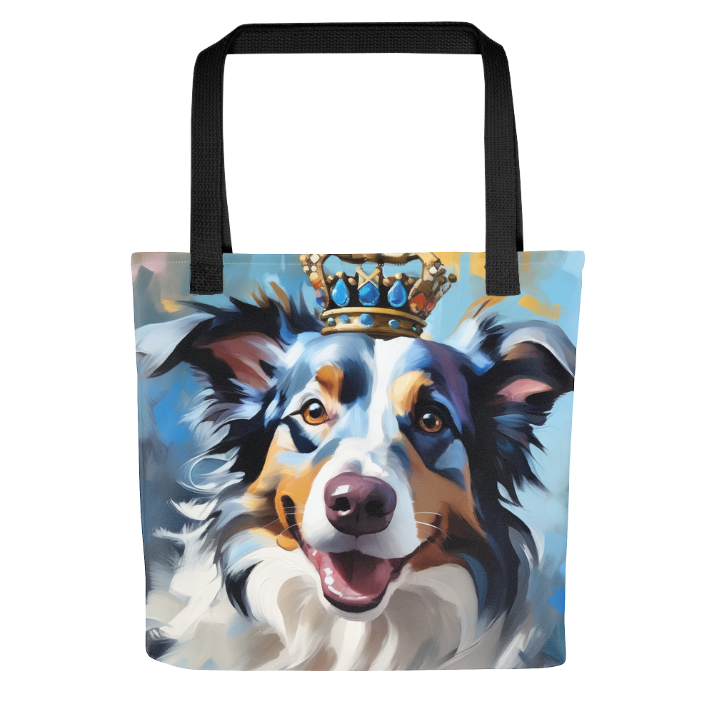 PugMug Custom Blue Merle Border Collie Tote