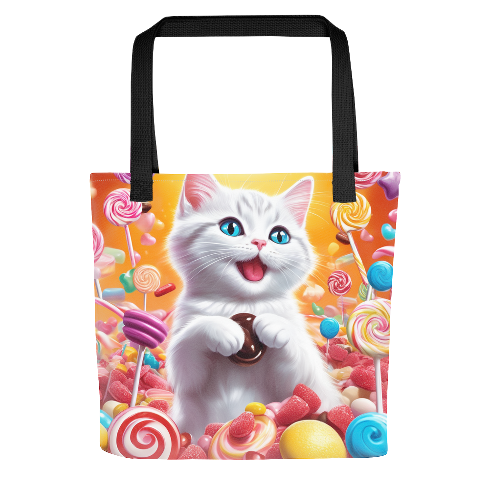 PugMug Custom White Companion Cat Tote