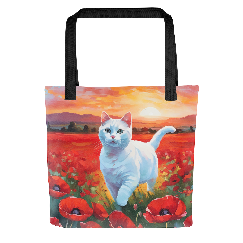 PugMug Custom White Companion Cat Tote