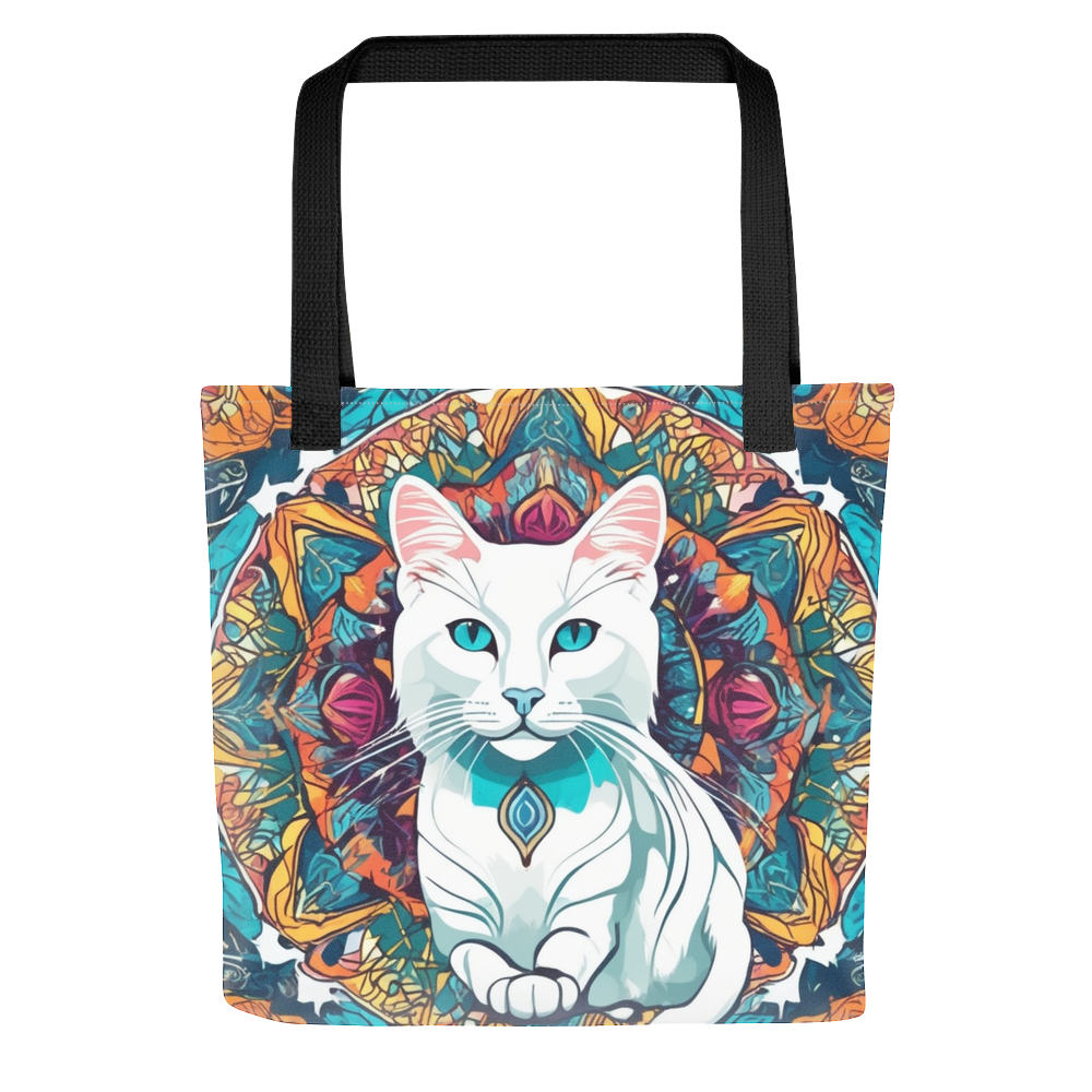 PugMug Custom White Companion Cat Tote