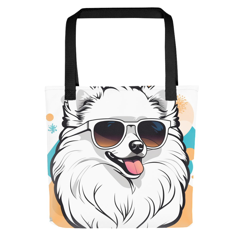 PugMug Custom White Pomeranian Tote