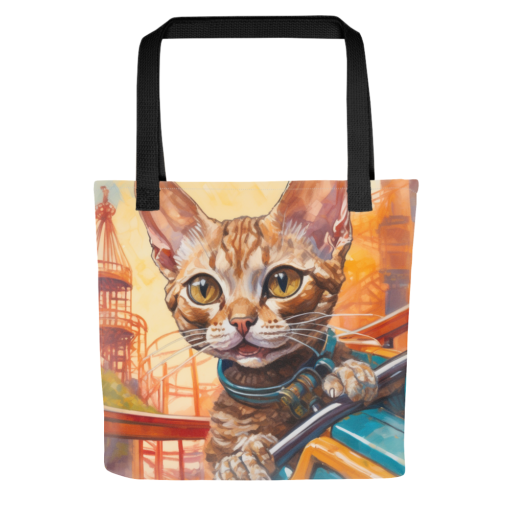 PugMug Custom Tabby Devon Rex Cat Tote